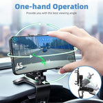 Load image into Gallery viewer, 360 Degree Rotatable Dashboard Phone Holder with a Clip

